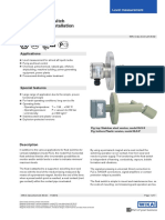 Magnetic Float Switch For Horizontal Installation Model HLS: Applications