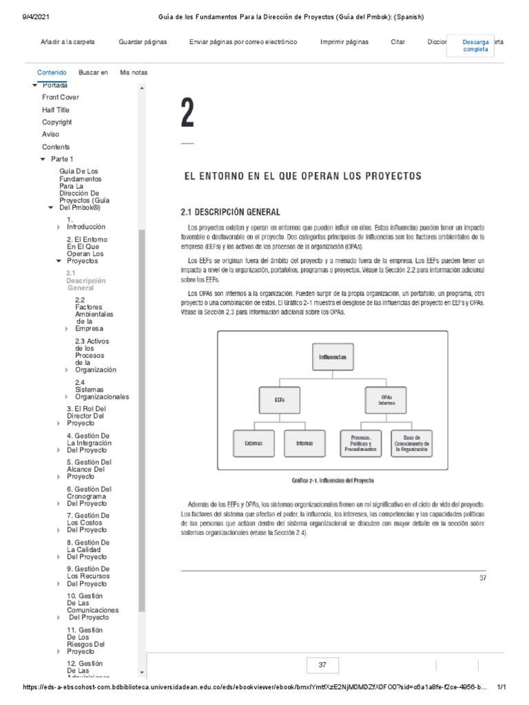 Guía de Los Fundamentos para La Dirección de Proyectos (Guía Del Pmbok ...