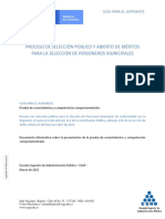 Guía de Aplicación Pruebas de Conocimientos y Competencias Comportamentales Concurso de Méritos Personero Municipal II 2020 2024