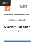 Grade 9 Consumer Chemistry Guide | PDF