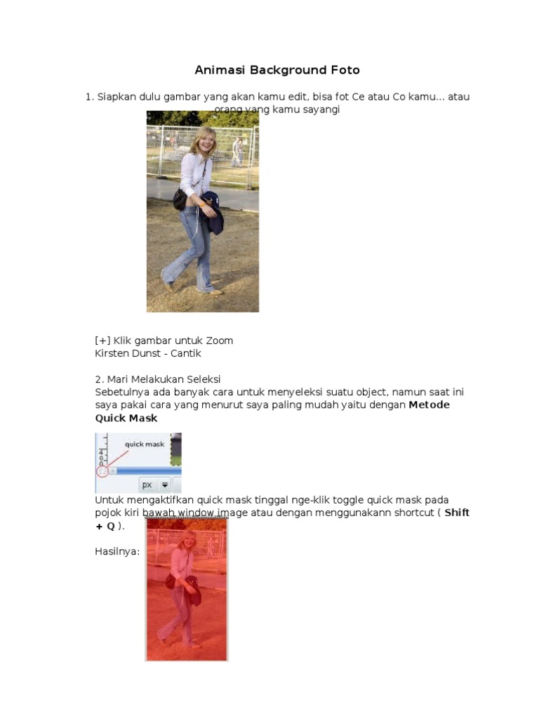 Animasi Orang Cantik