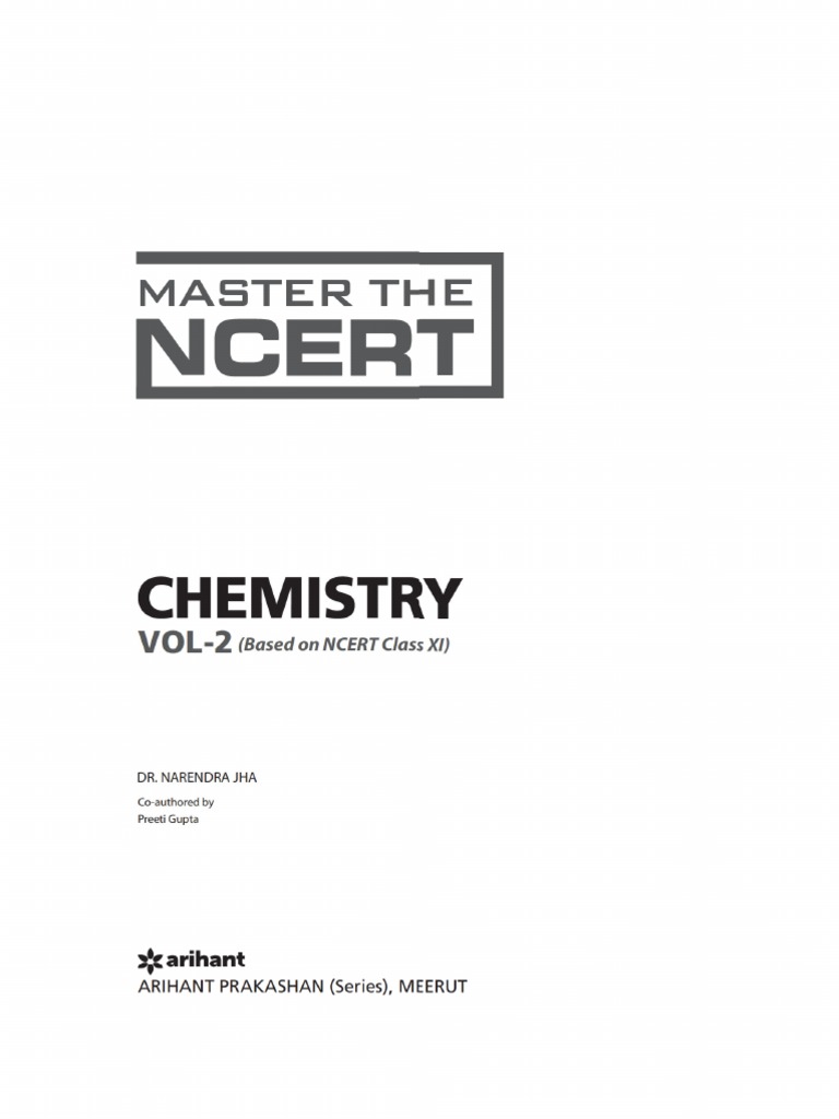 ARIHANT CHAPTERWISE CHEMISTRY CLASS 12 PDF FREE DOWNLOAD 2024 intelligence overview