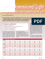 Programmable Led Matrix With 125 Leds: Three-Dimensional Light Source