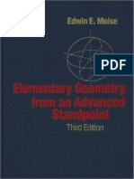 Elementary Geometry From an Advanced Standpoint (3rd Ed), Moise
