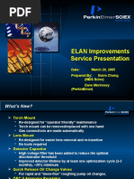 ELAN Improvements Service Training RevB