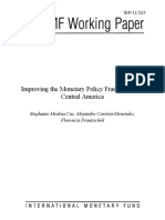 Improving The Monetary Policy Frameworks in Central America