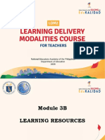 LDM Module 3B Lesson 1 Learning Resource Maps For Distance Learning