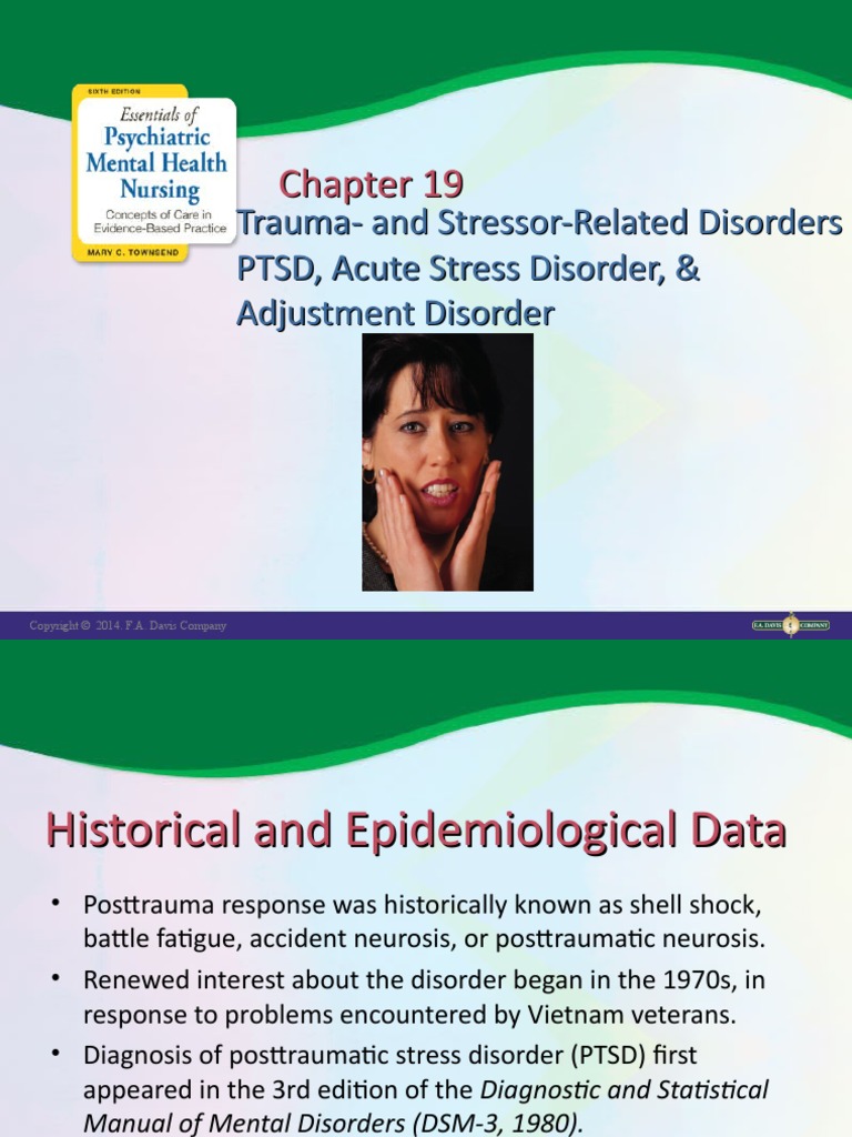 Chapter 19 Trauma and Stressor-Related Disorders | PDF | Psychological ...