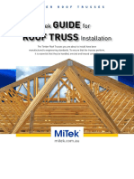 MiTek Guide For Roof Truss Installation