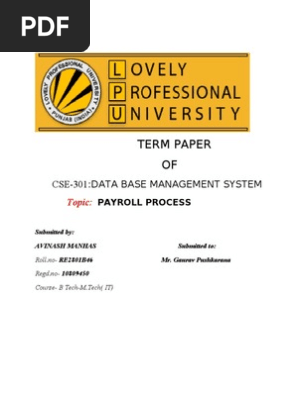 Payroll Process