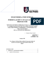 Ingeniería Industrial: Formulación Y Evaluación de Proyectos