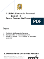 SESION 1 Desarrollo Personal