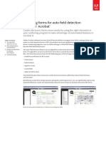 Designing Forms For Auto Field Detection in Adobe® Acrobat®