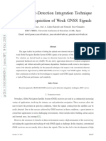 Optimal Post-Detection Integration Technique For The Reacquisition of Weak GNSS Signals