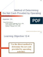 The Direct Method of Determining The Net Cash Provided by Operating Activities