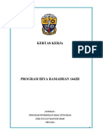 Kertas Kerja Program Ihya Ramadhan 2021h