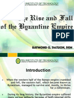 The Rise and Fall of The Byzantine Empire: Raymond Q. Datuon, DEM