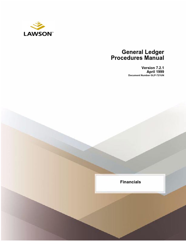 General Ledger Manual | PDF | Desktop Environment | Debits And Credits