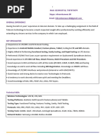 Vikram - QA Enginner - LTE-IMS-Testing PDF