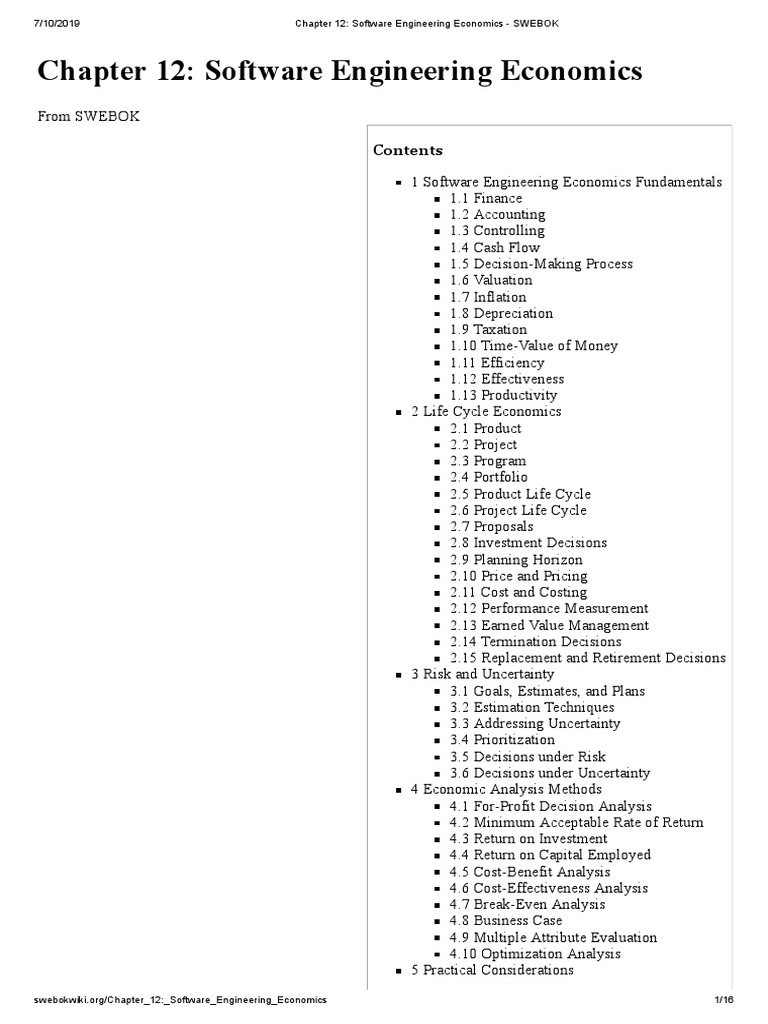 Software Engineering Economics Pdf – HFZA