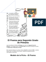 El Poema para Segundo Grado de Primaria