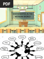 Mathematics in The Modern World