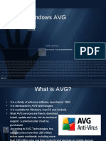 Windows AVG: Faculty: Jigna Desai Presented By: Hetvi Modi (196150316034)