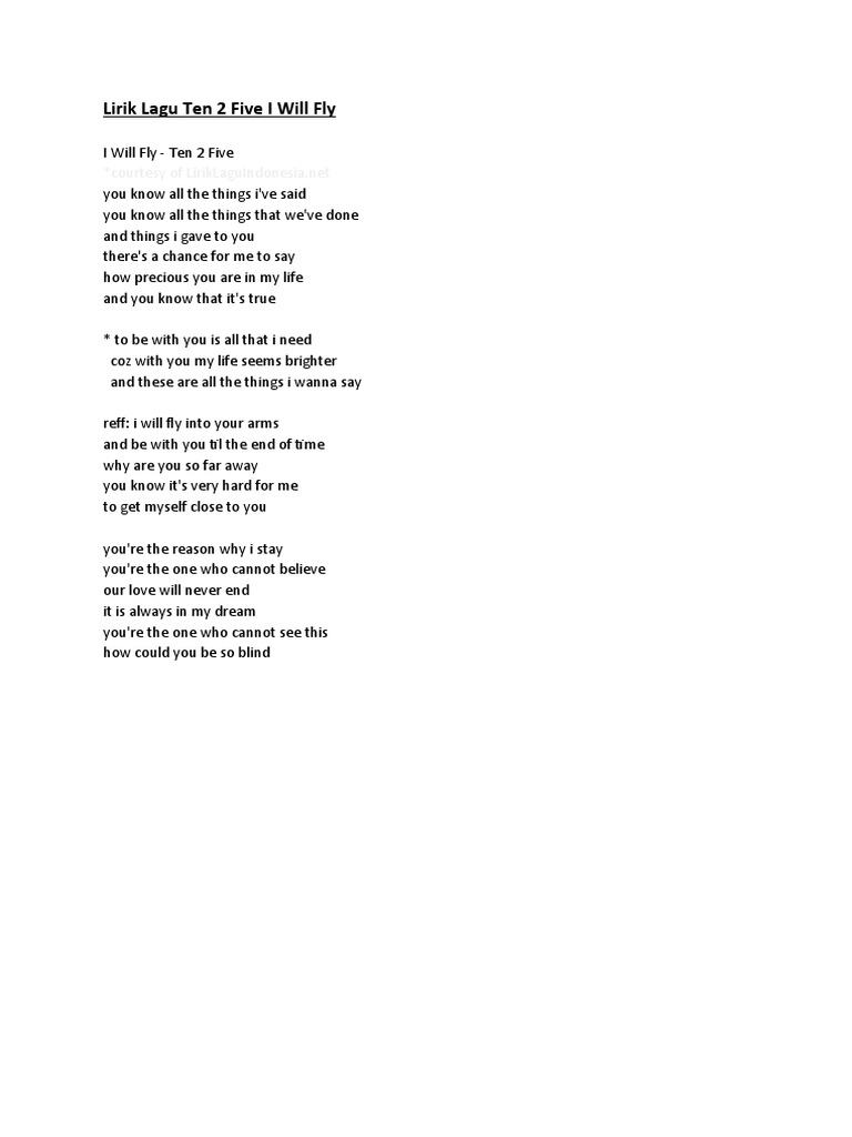 Lirik Lagu All My Life - Arsia Lirik