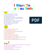 101 ways to make you smile