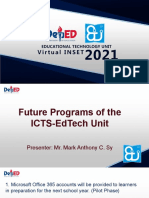 Future Programs of ICTS EdTech Unit