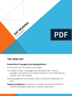 The New SAT Reading: Strategies for Success