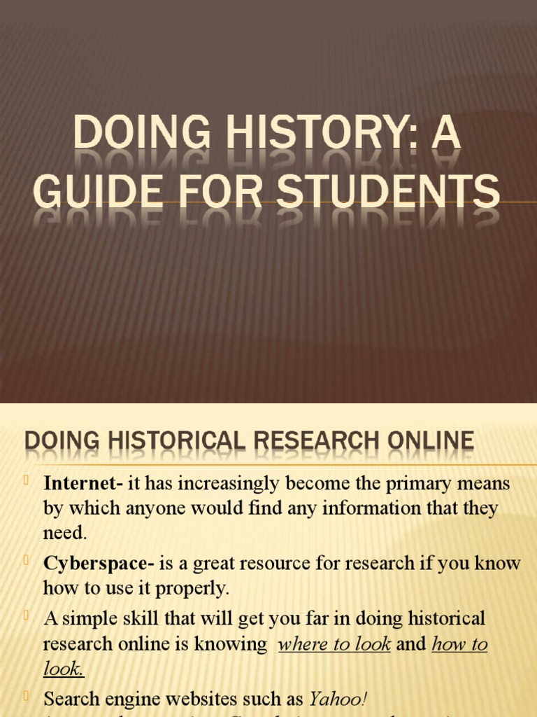 Doing History | PDF | Libraries | Digital Library