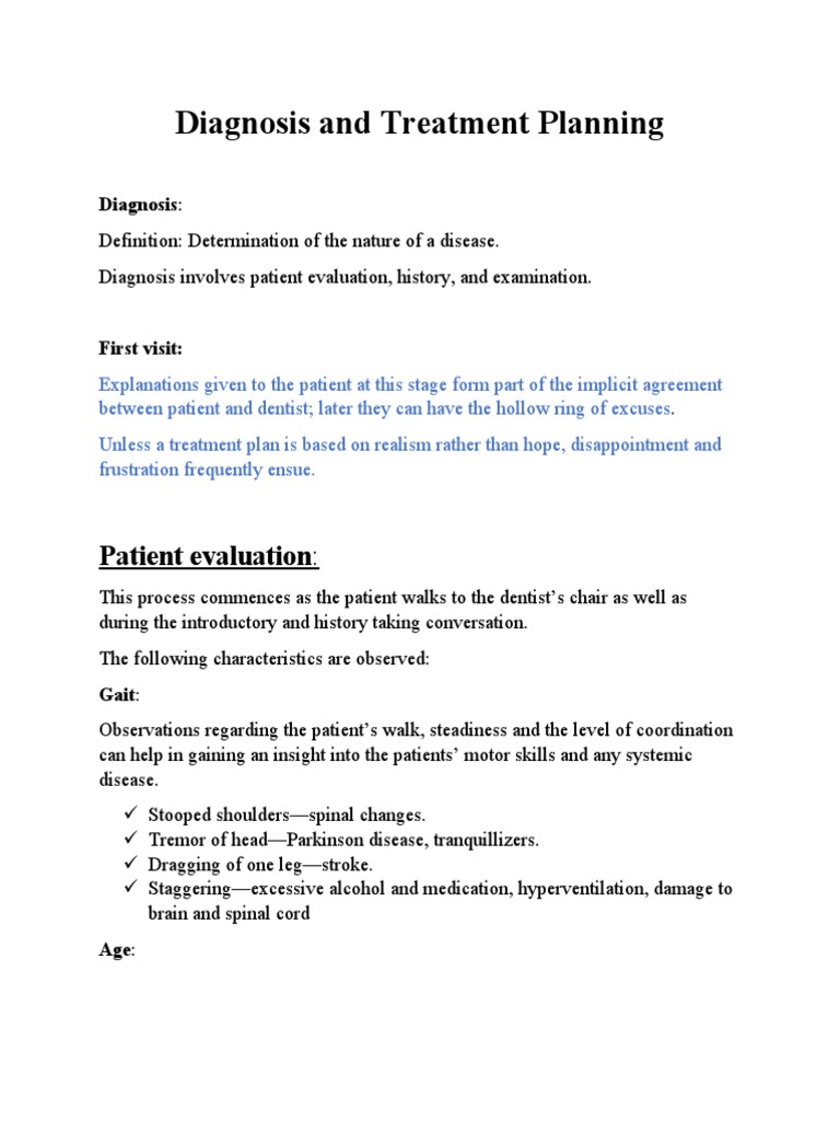 A Comprehensive Guide to Diagnosis and Treatment Planning for Complete A Comprehensive Guide to Diagnosis and Treatment Planning for Complete