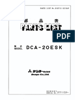 Denyo Parts List, DCA-20ESK 