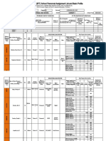 School Form 7 (SF7) School Personnel Assignment List and Basic Profile