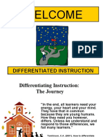 Welcome: Differentiated Instruction