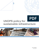 Policy For Sustainable Infrastructure