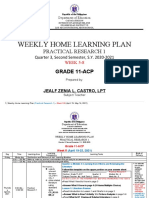 Weekly Home Learning Plan 11ACP PR1 Week 5 8