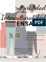 Ensayo de Multiculturalidad e Interculturalidad