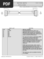 Match Data: Cableeye Wiring Report