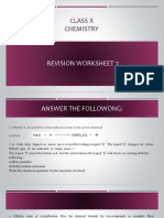 Revision Worksheet-7 CHEMISTRY