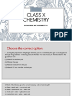 Revision Worksheet-8 CHEMISTRY