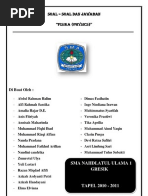 Soal Fisika Dan Jawaban Fahrenheit Calorie