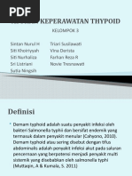 ASUHAN KEPERAWATAN THYPOID KEL 3
