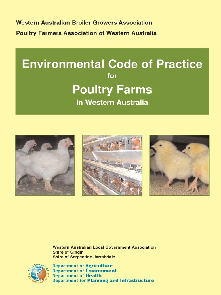 Environmental Code of Practice Poultry Farms in Western Australia