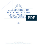 Lecture 3 Class-Objects-Syntax