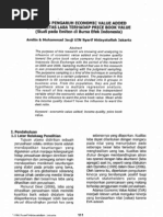Download Analisis Pengaruh Economic Value Added Dan Kualitas Laba by Benedicts SN52473084 doc pdf