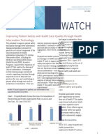 Improving Patient Safety and Health Care Quality Through Health Information Technology