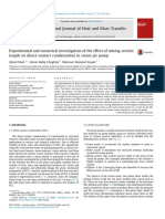 Experimental and Numerical Investigation of Direct-Contact Condensation in Steam Jet Pumps