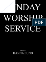 Sunday Worship Service 07-11-20